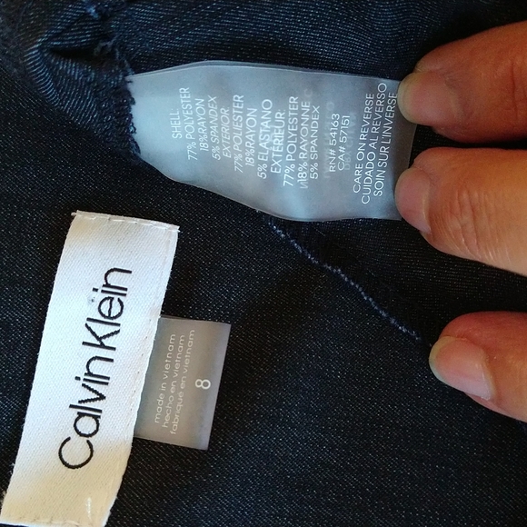 CALVIN KLEIN WIDE LEG JUMPSUIT - Picture 16 of 16